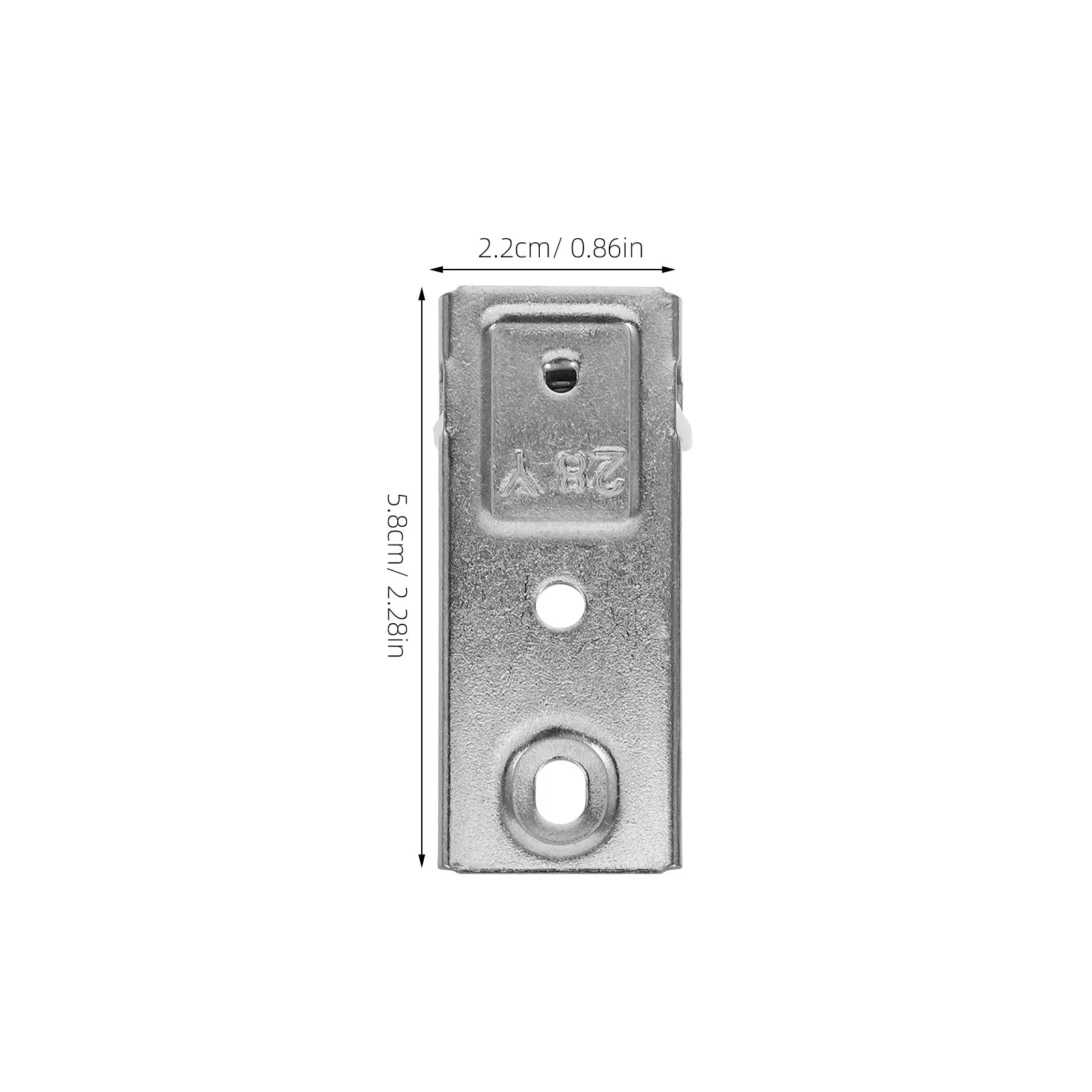 6Pcs Stainless Steel Curtain Top Code for Ceiling Mounted Track Secure Installation Hidden Design Modern Window Blind Hardware