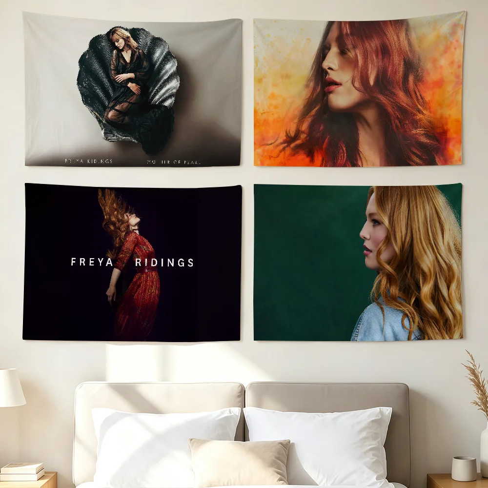 Singer F-freya R-ridings Mother Of Pearl Flag Wall Decorations Home Decor Suitable For Living Rooms Bedrooms Dormitories Parties