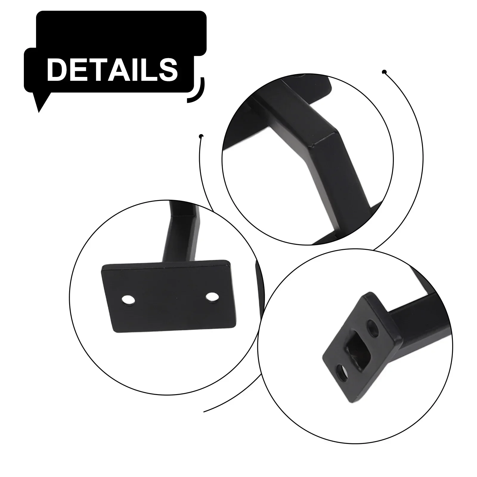 Decorative Carbon Steel Handrail Bracket Carbon Steel Bracket 1.5x2.28 Inches Base Carbon Steel Handrail Bracket For Staircases