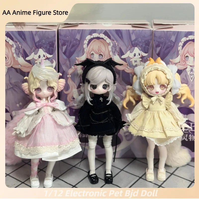 

Lulu Spirit Story Blind Box 1/12 Electronic Pet Bjd Doll Trendy Play Joint Movable Doll Ornament Accessory Diy Toy Gift Collect