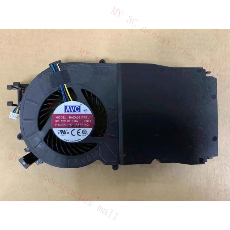 

1 шт. для AVC BAZA0817R2U P003 12 В 0,8 А 4-проводной универсальный вентилятор охлаждения с большим воздушным потоком