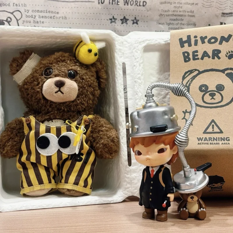 

Kawaii Hirono Living Wild Series, новая аниме-фигурка, плюшевые игрушки, милый медведь, кукла, фигурка, мультяшный декор, модель-сюрприз, подарки на день рождения