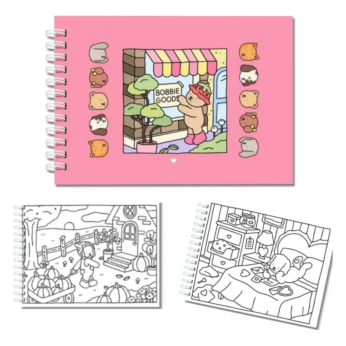 Livro De Colorir Caderno Pintura 100 Folhas Em Capa Dura Com Desenhos Variados E Detalhados Estimular A Criatividade
