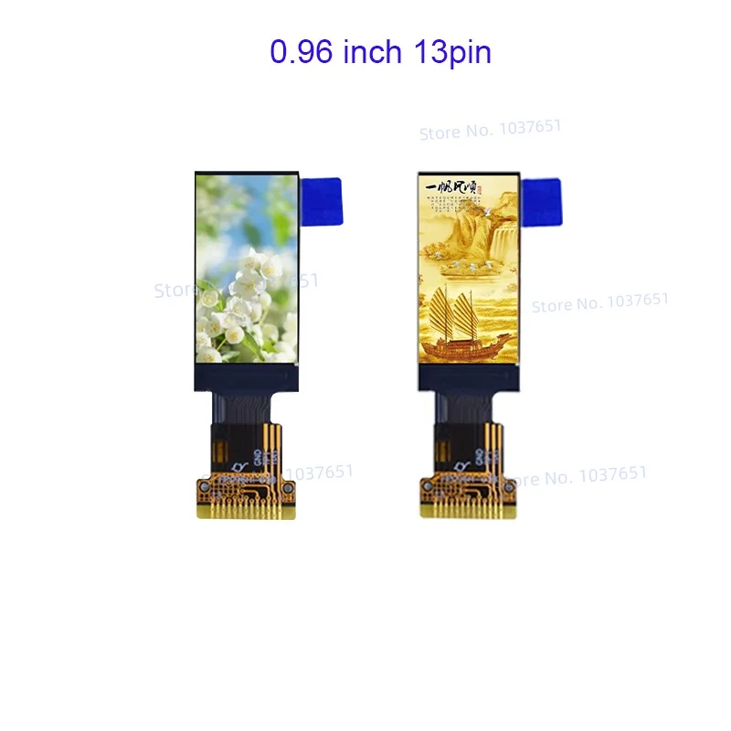 Pantalla LCD TFT de 0,96 pulgadas pantalla a Color resolución 80*160 controlador ST7735 pantalla IPS de alta definición 8 pines 13 pines
