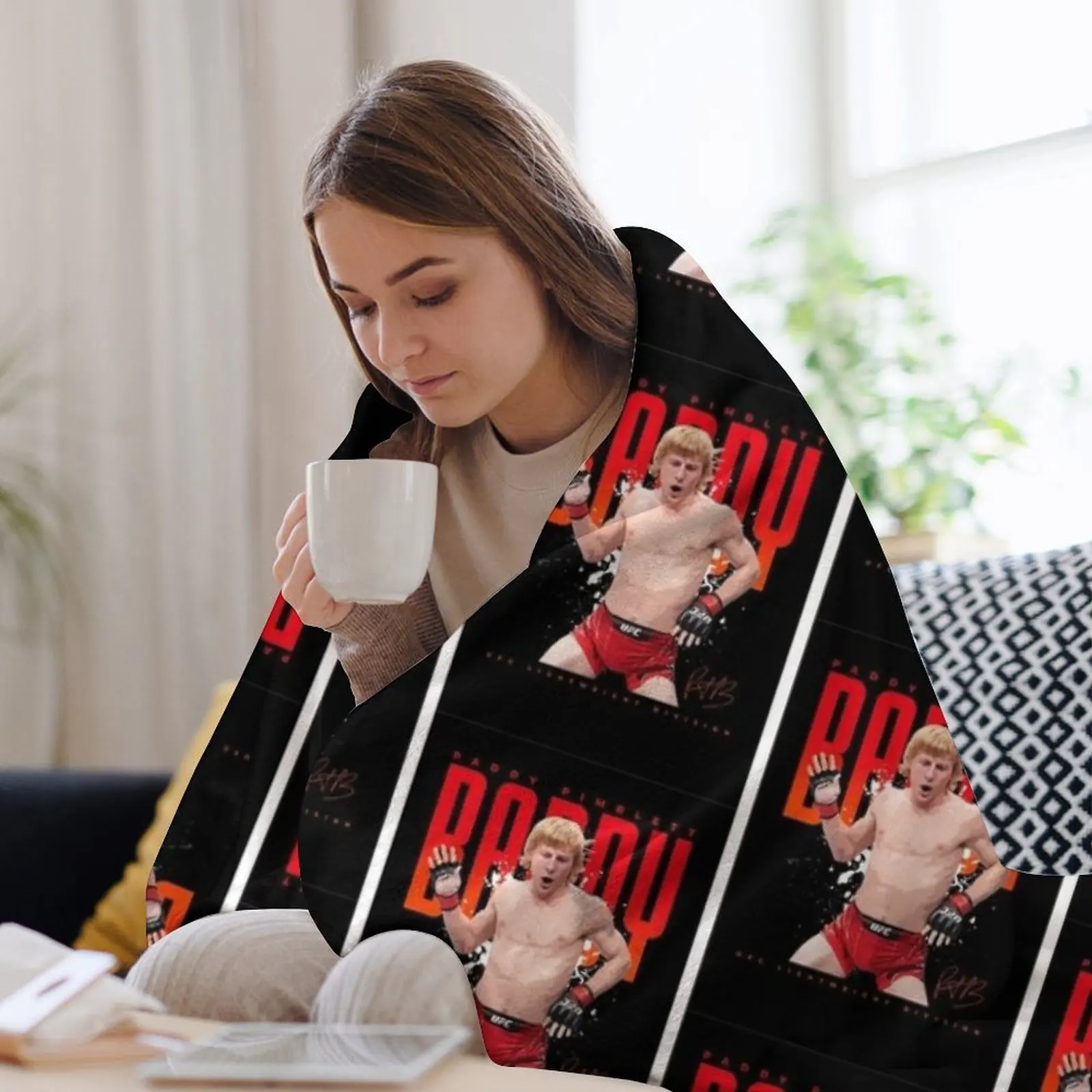Mark zuckerberg is a lizard - Paddy the baddy Throw Blanket Shaggy Loose Blankets image 3