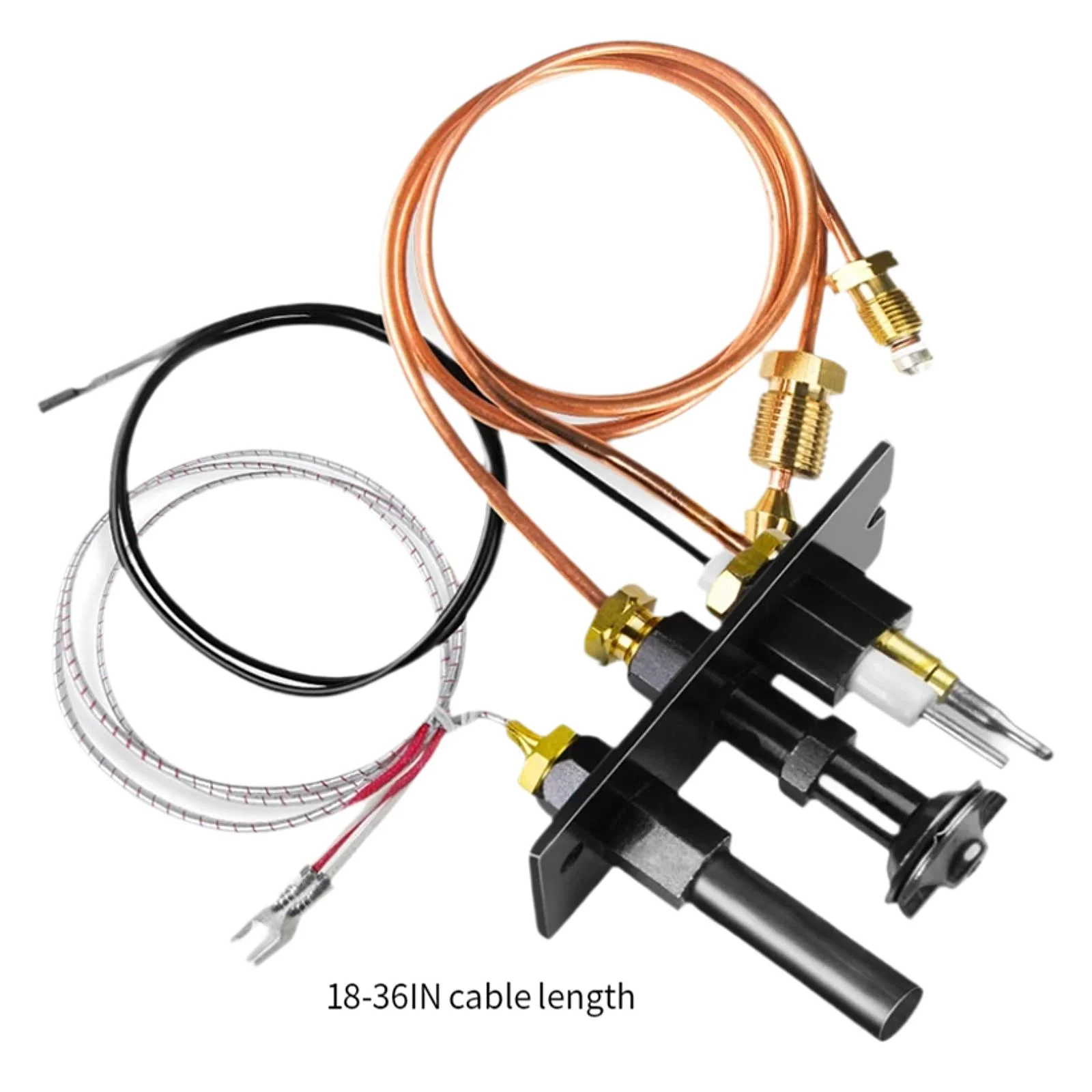 Easy Installation Natural Gases Pilot Assembly Fireplaces Stove Spare Replacement Part Fireplace Thermopile Made Metal