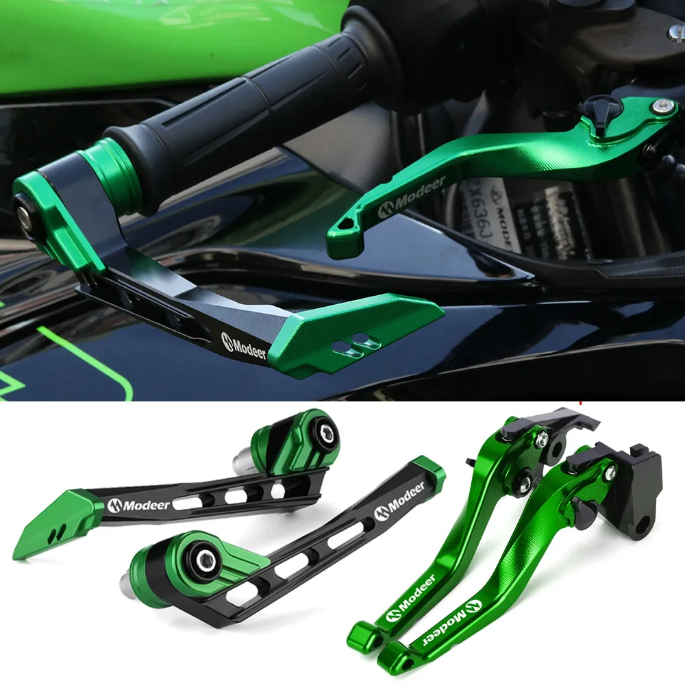 

Brake Clutch Lever handguard protector For Kawasaki NINJA 650R Z750S VERSYS 650 2006-2008 Ninja ZX9R 1998-1999 ZR750 ZEPHYR