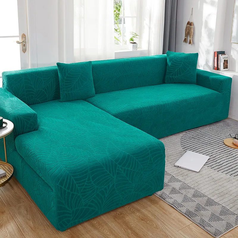 Leaf Jacquard Waterafstotende (spatwaterdichte) Sofahoes - Volledige dekking, antislip, stofdicht, hoes voor alle seizoenen