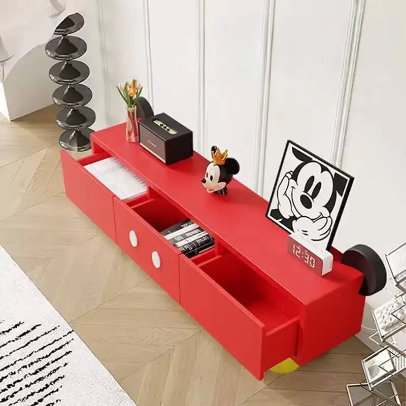 غرفة الجلوس تلفزيون خزانة أدراج حامل زخرفة مصمم تخزين خزانة التلفزيون شقق الحديثة Mueble دي تلفزيون الأثاث للمنزل #5