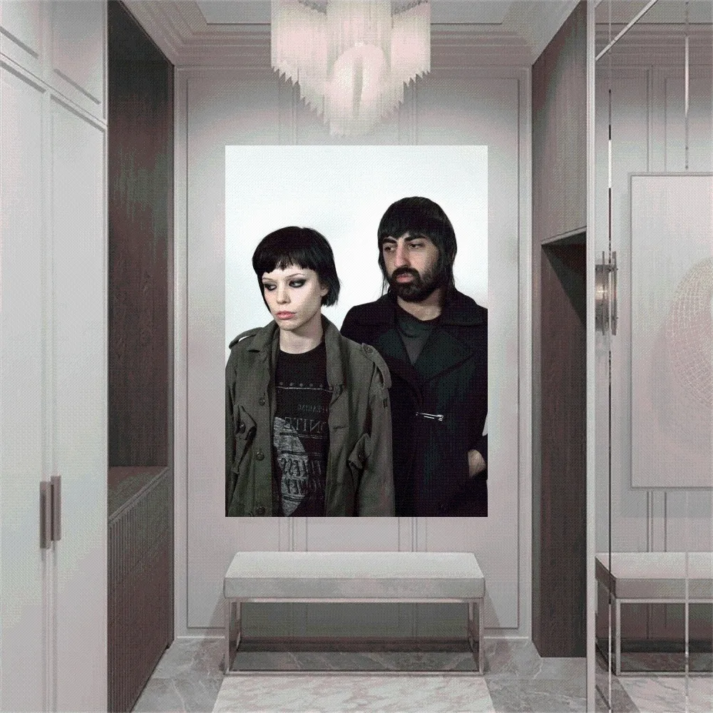 Crystal Castles band Poster Home Office study Wall Bedroom Living Room Kitchen Decoration Painting