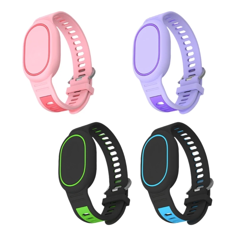 R6FF Waterproof Protective Watch Band Case Bracelet for Trackers Soft Flexible Silicone Holder Wristband Cover Lightweight