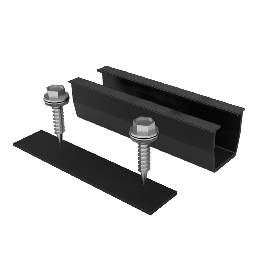 

Practical Useful Brand New Rail Solar Module Parts Spare Accessories Aluminum Alloy Bracket Connecting PV Mounting