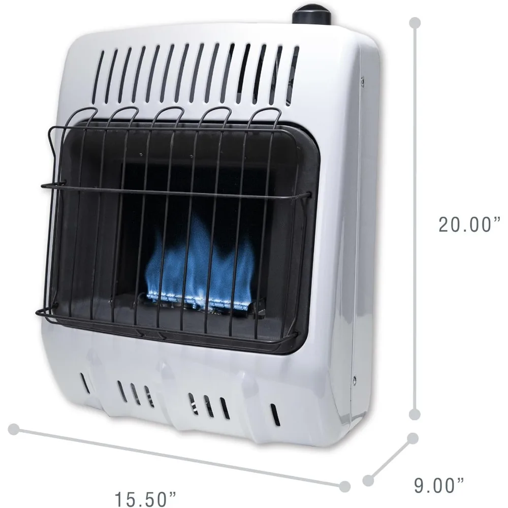 10,000 BTU Blue Flame Propane Vent Free Heater