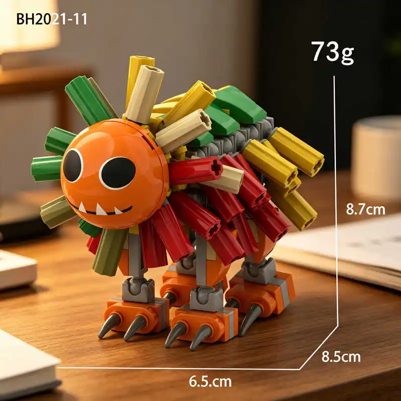 New Poppy Playtime Chapter 5 Main Character Mini Particle Block Doll Education Gathering Desktop Decoration Festival Gift Toy