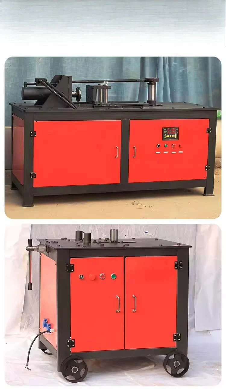 Semi-Automatic Hydraulic Pipe Bending Machine for Steel Tube Bender 90° 180° Metal Pipe Bending Equipment for Square & Round