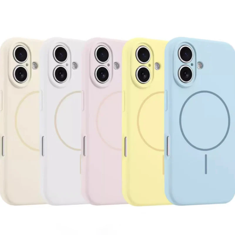 

Silicon TPU For Magesafe Phone Cover For iPhone 16promax 15Pro 14 Wirless Charging Mobile Cases for iphone 13Promax 12 11pro