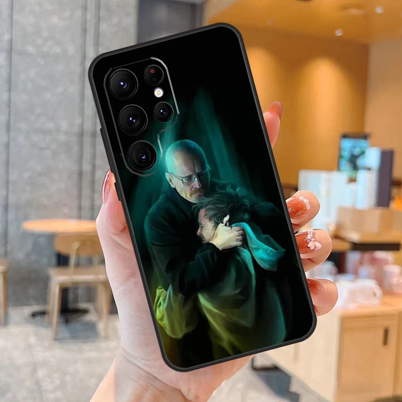 Funda de teléfono Breaking Bad para Samsung Galaxy S25 S24 S23 S21 S20 S22 Ultra S9 S10 Plus S25 FE contraportada