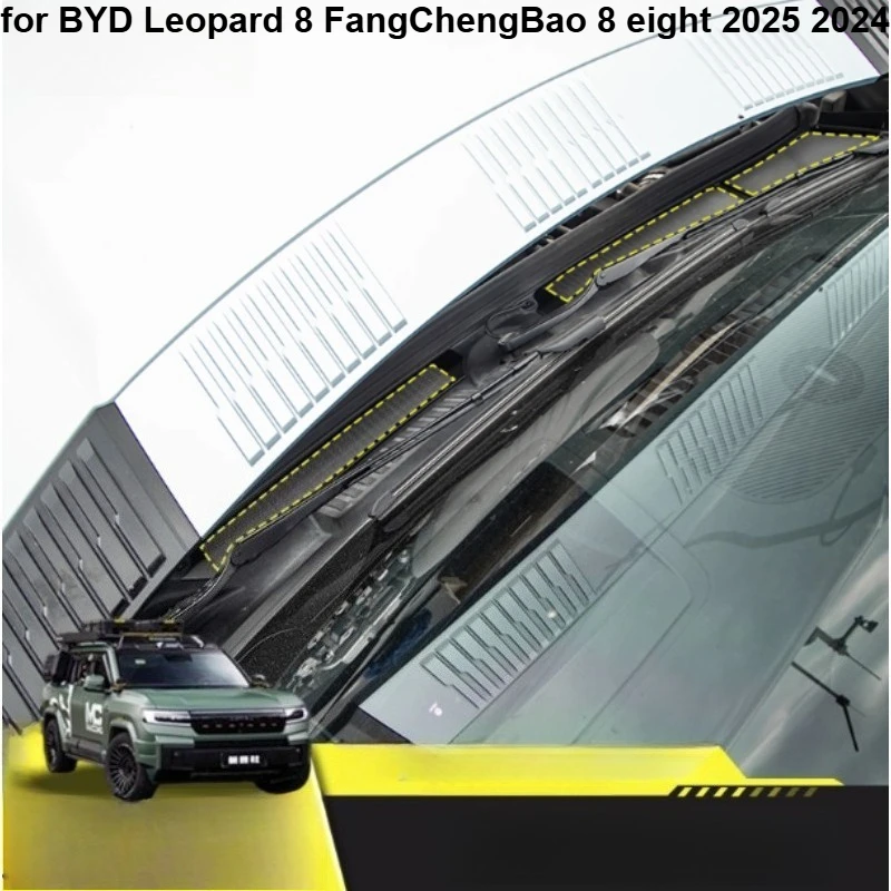 Front hood insect-proof filter for BYD Leopard 8 FangChengBao 8 eight 2025 2024 Interior Accessories