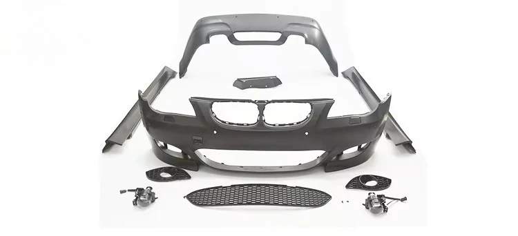 Car Bumper M5 Style for BMW 5 Series E60 2003-2010 M5 Style Body Kit for E60 PP Material Fit Body Kit Front Bumper Rear Bumper