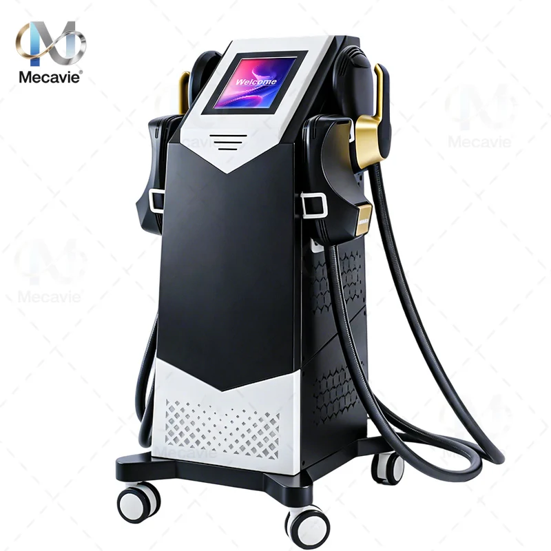 Mecavie 6500W HIEMT Body Sculpting Machine Non‑invasive Muscle Building Fat Burning Device Skin Tightening for Abdomen Buttocks