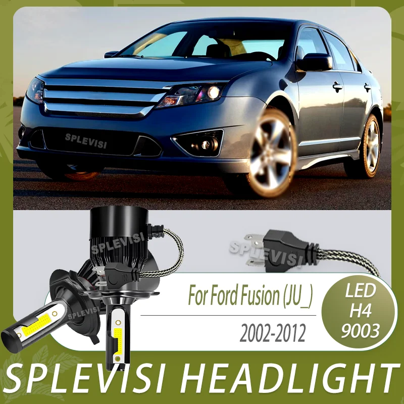 

Светодиодные фары 60 Вт 6000 К, яркие, чем галогенные для Ford Fusion (JU_) 2002-2012 2011 2010 2009 2008 2007 2006 2005 2004 2003