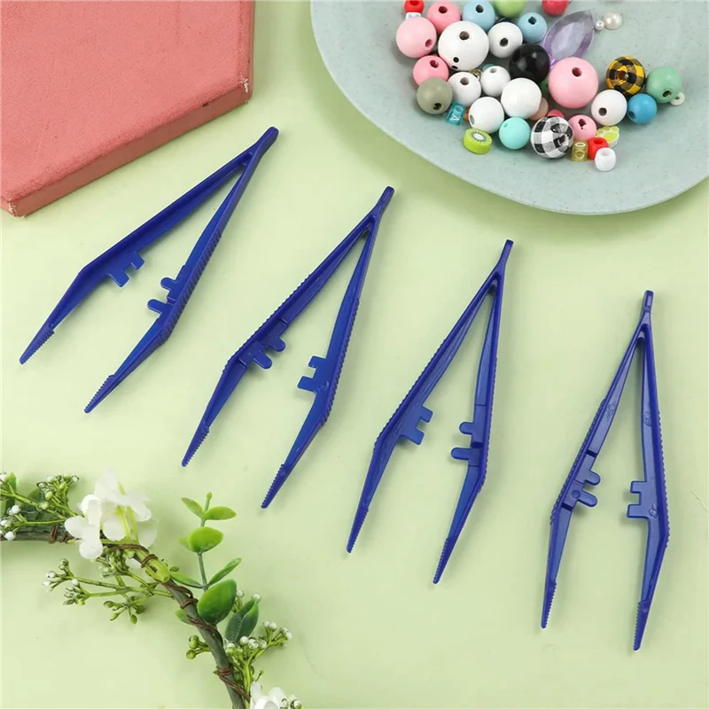 150 قطعة ملاقط بلاستيكية، ملاقط حرفية عملية ملقط بلاستيكي أداة صياغة للأطفال والمدرسة المنزلية DIY Crafts-B61B