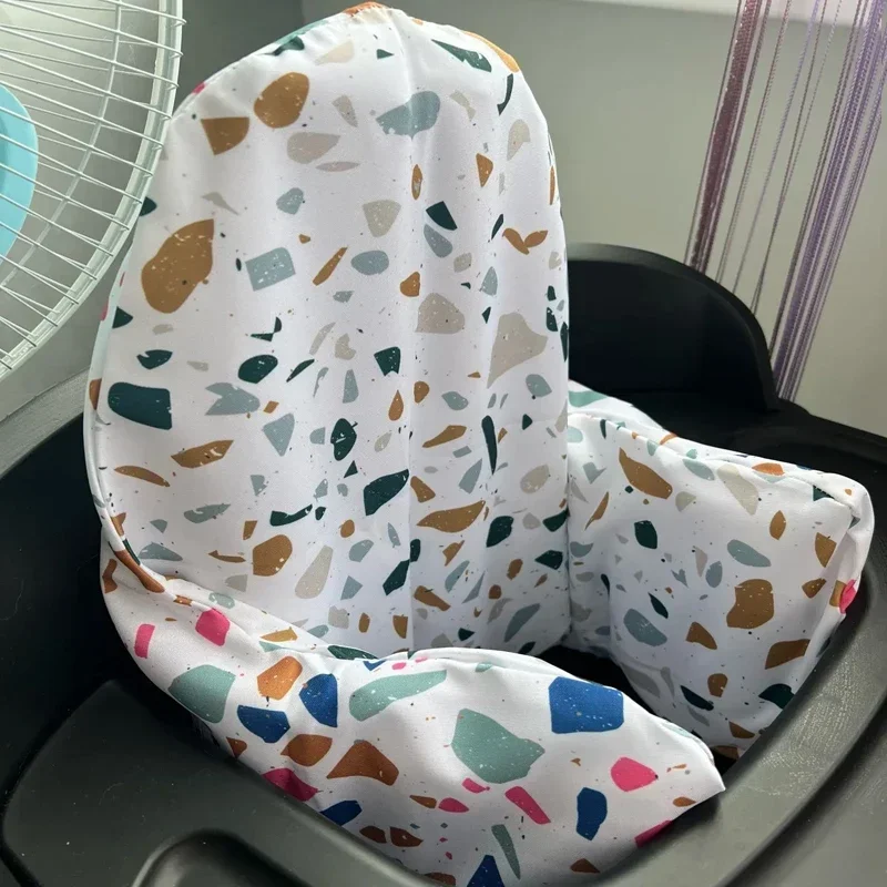 Bantal kursi tinggi untuk bayi, kursi makan bayi, bantal Sofa dua sisi, sarung kursi tinggi, bantal belakang dapat ditiup