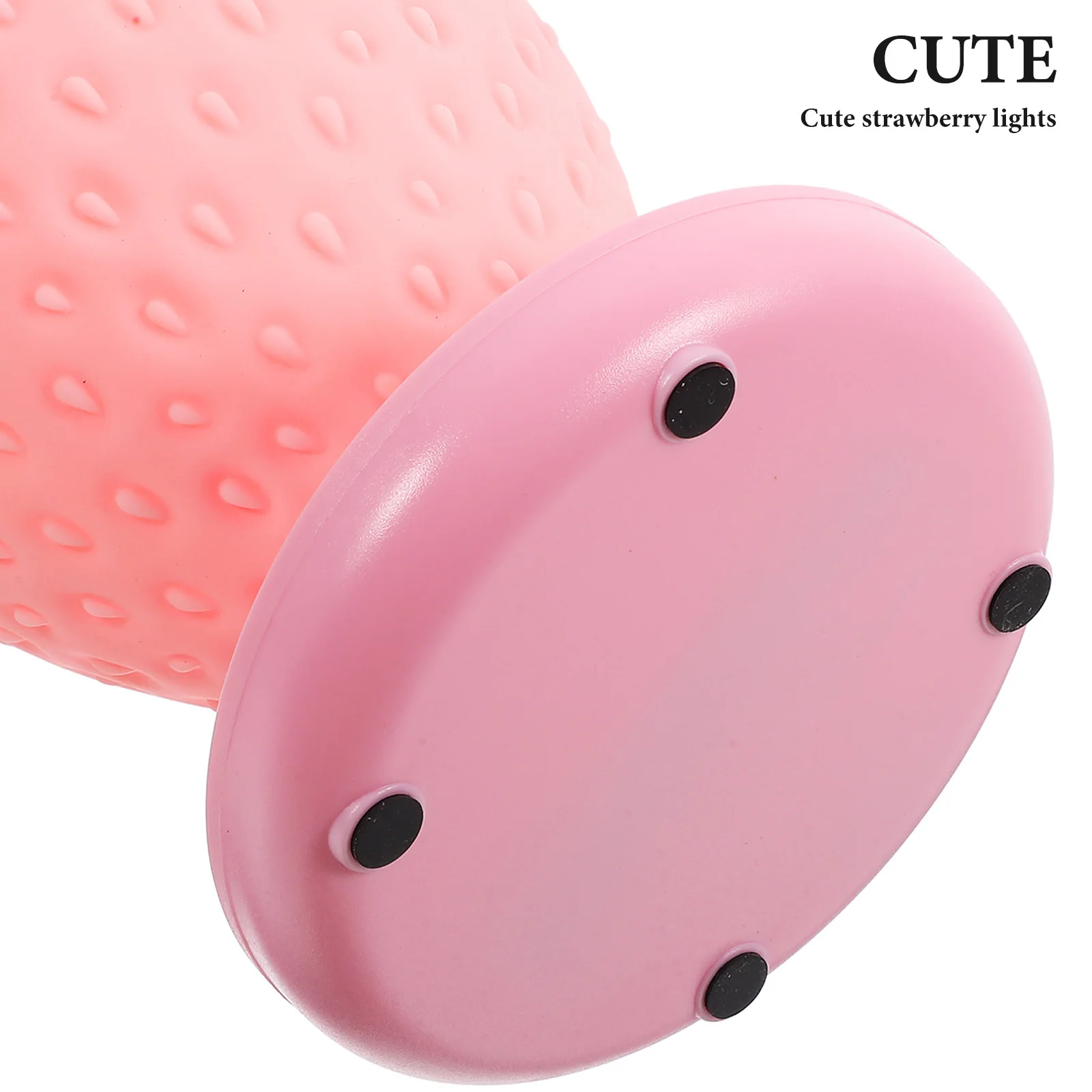 

Touch Dimmable LED Night Light Pink Strawberry Silicon USB Lamp for Baby Kids Bedroom Living Room Party Festival Gift