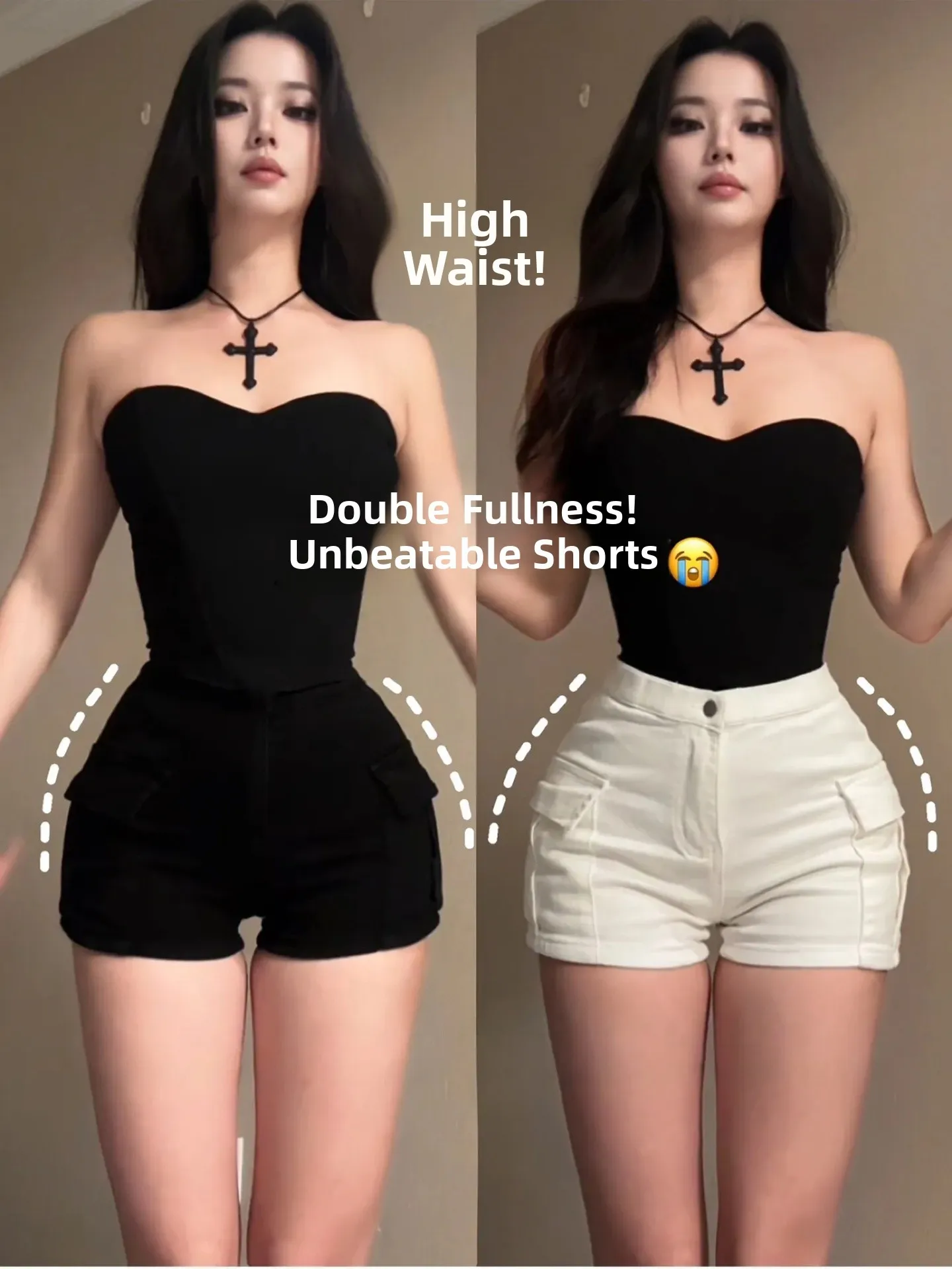 

Американские джинсовые шорты для женщин: двухцветные, с эффектом утяжки талии и подтяжки бедер, эластичные, облегающие, повседневные, универсальные, с эффектом подтяжки ягодиц.