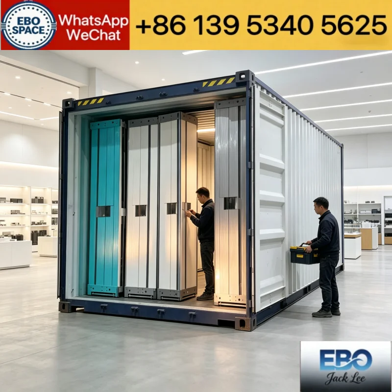 Custom Finished Flat Pack Container Prefab House Sound Insulation Tiny Villa Garden Guest Room Storage House