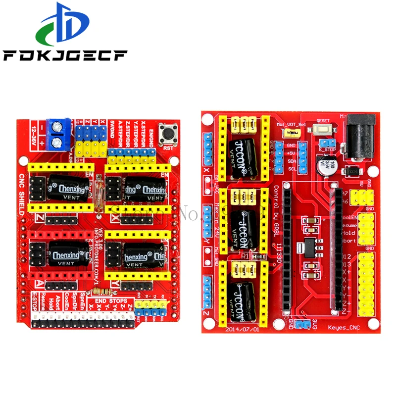 CNC Shield V4 shield v3 Engraving Machine / 3D Printer / A4988 Driver Expansion Board for arduino Diy Kit
