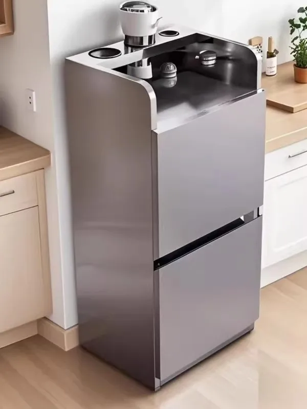 Light luxury Stainless Steel Haircut Tool Cabinet Multilayer Function Hair Salon Special use Haircut  Storage Tool Tool Car