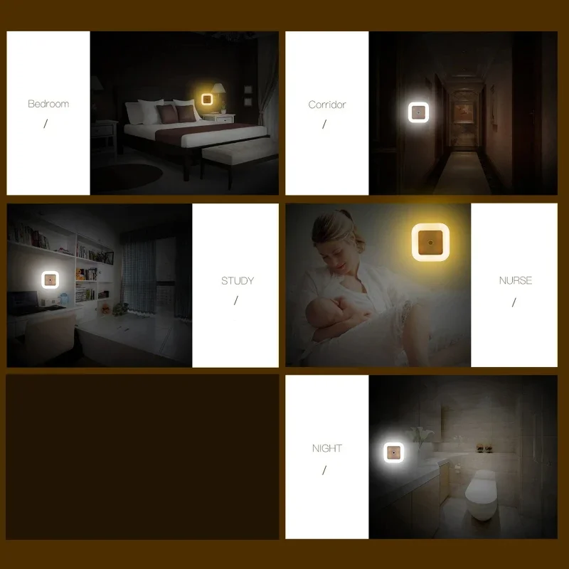 Motion-Activated Bedside Lamp - Auto-On Night Light with Soft Glow for Safety