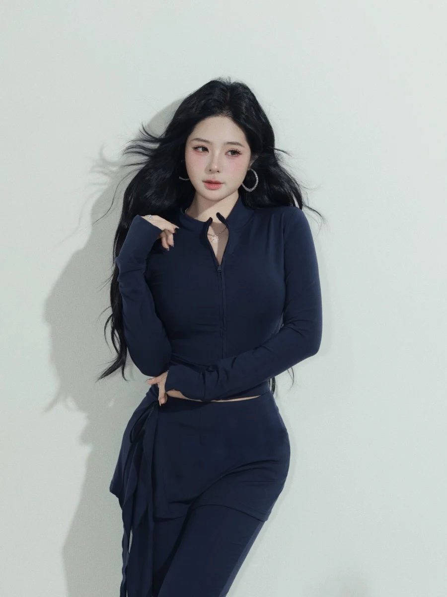 

Cute Face Hero Tnt Long Legs Set 2026 Super ular Clothing Two-Piece Set Rcelle Top Bot Ensemble Casual Sle for Women