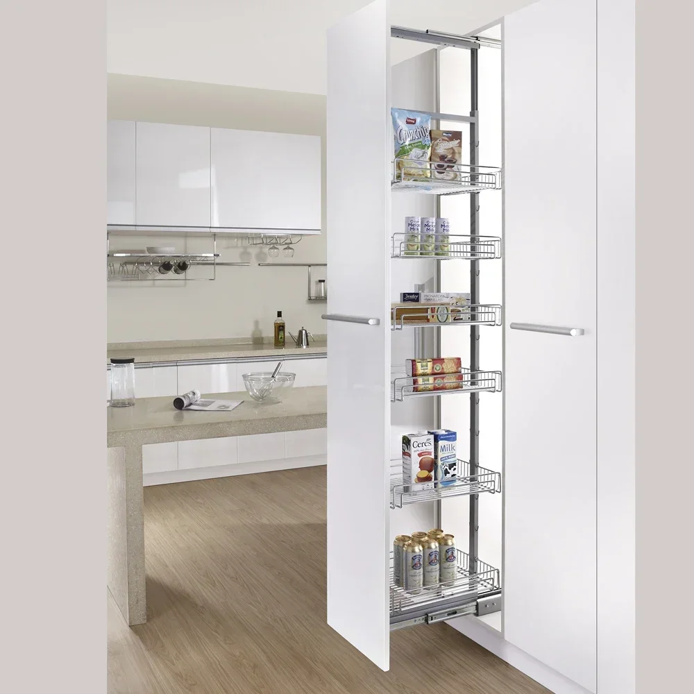 

#For tall high pull-out basket kitchen basket for kitchen storage multi functional kitchen cabinet.