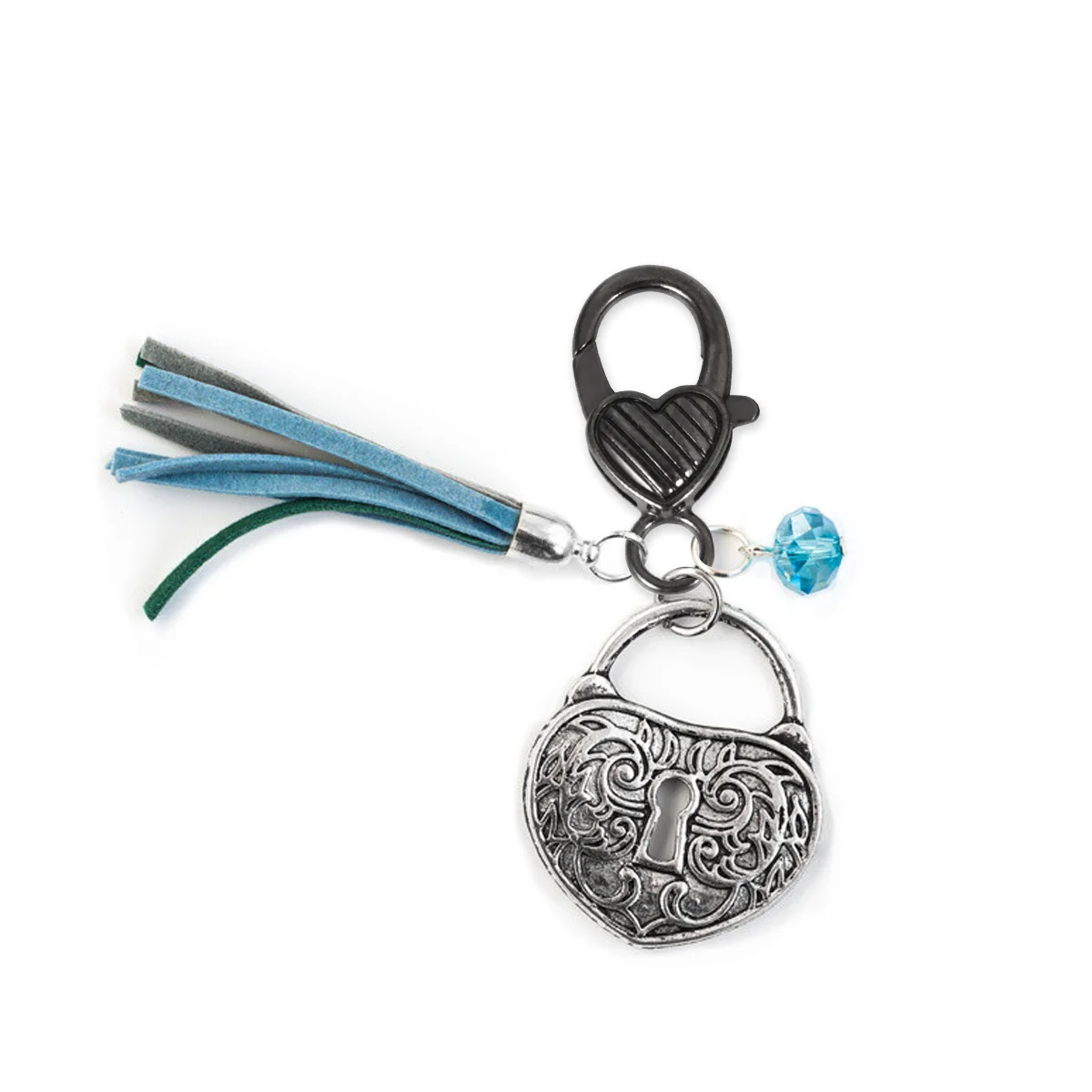 

10Pcs Heart Shape Alloy Claw Clasp Silver Plated for Bags Necklace DIY Jewelry Making Lightweight Classic Vintage Design