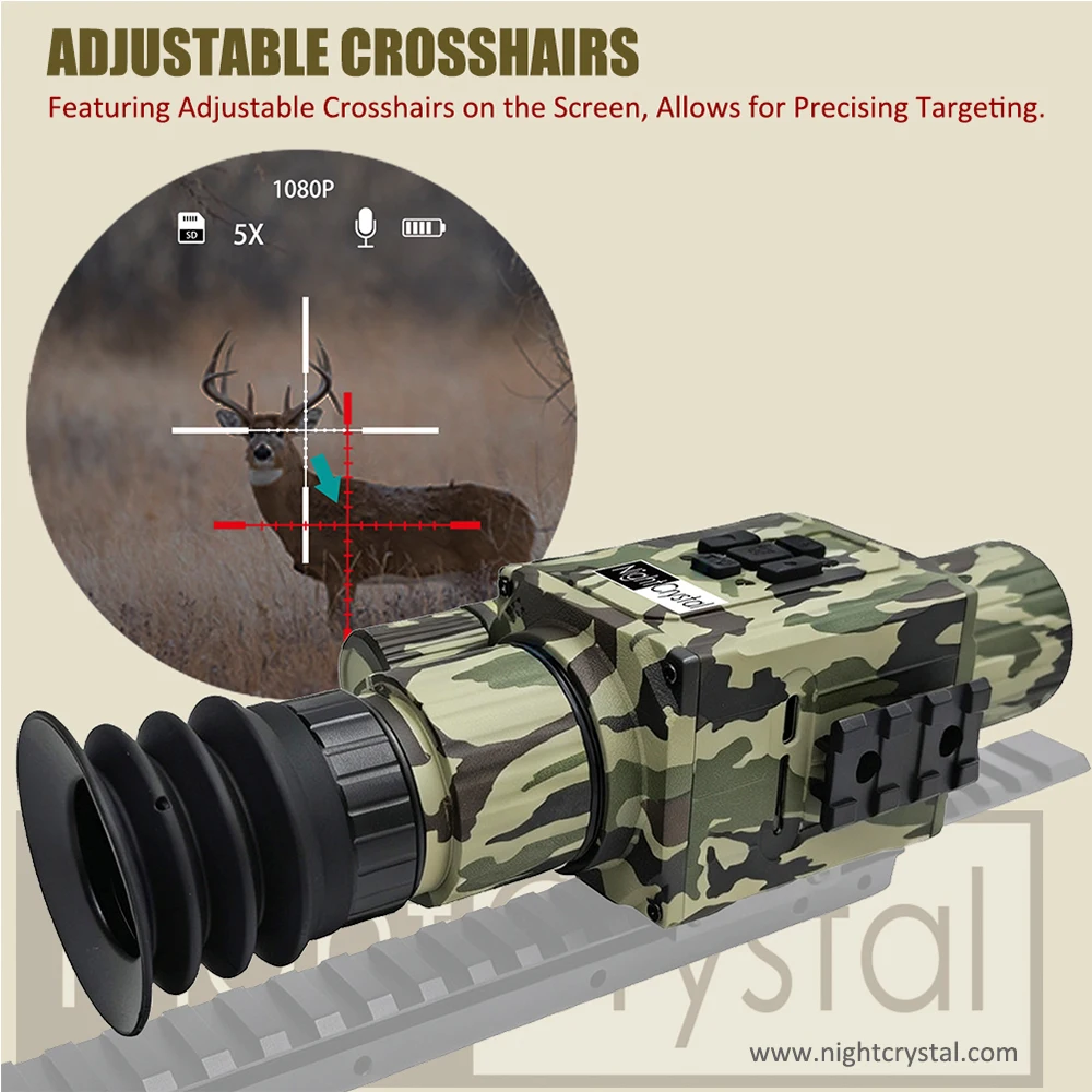 Megaorei NK008 Camouflage Nigh - đánh giá và giá Night Vision Rifle Scope Ir 850Nm