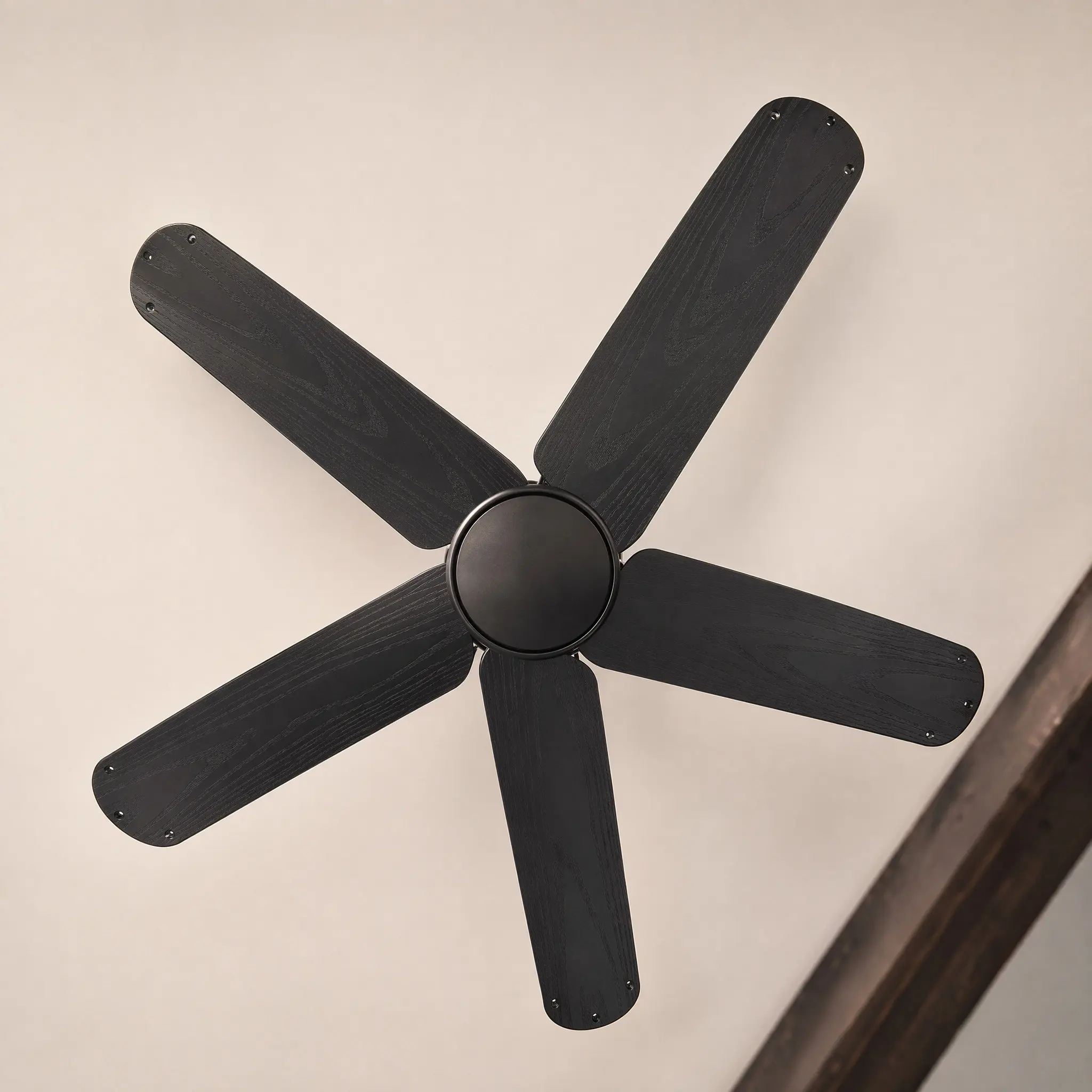 Plastic Ceiling Fan Blade Replacement Wood Grain Pattern Easy to Install for Home Office School Industry Fan Blade