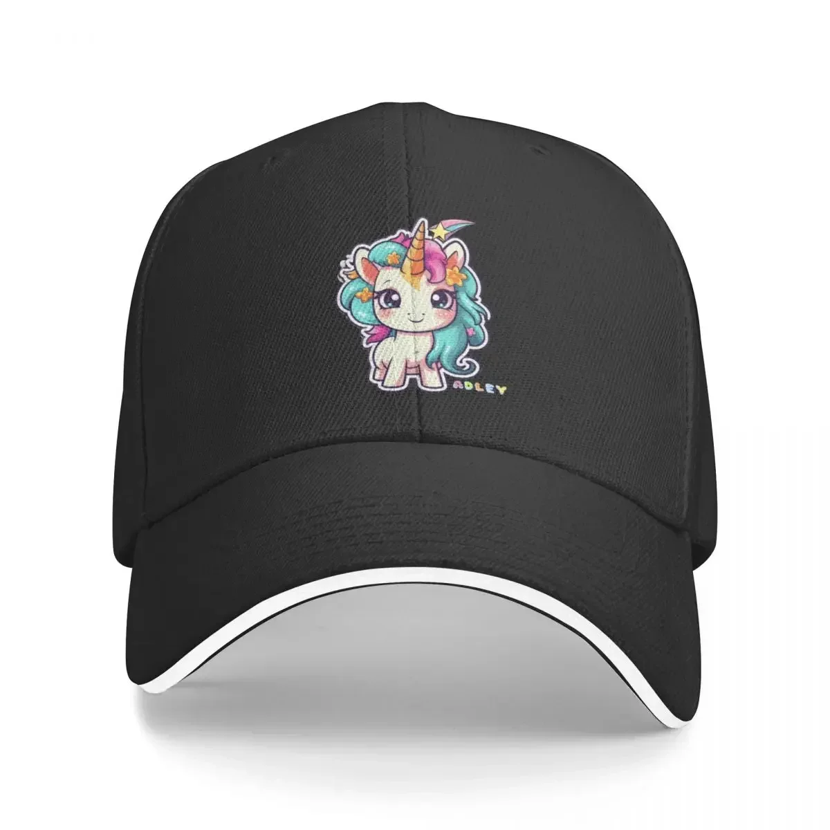 A For Adley Funny Design Baseball Cap Luxury Brand Golf Wear Horse Hat Caps Male Women's