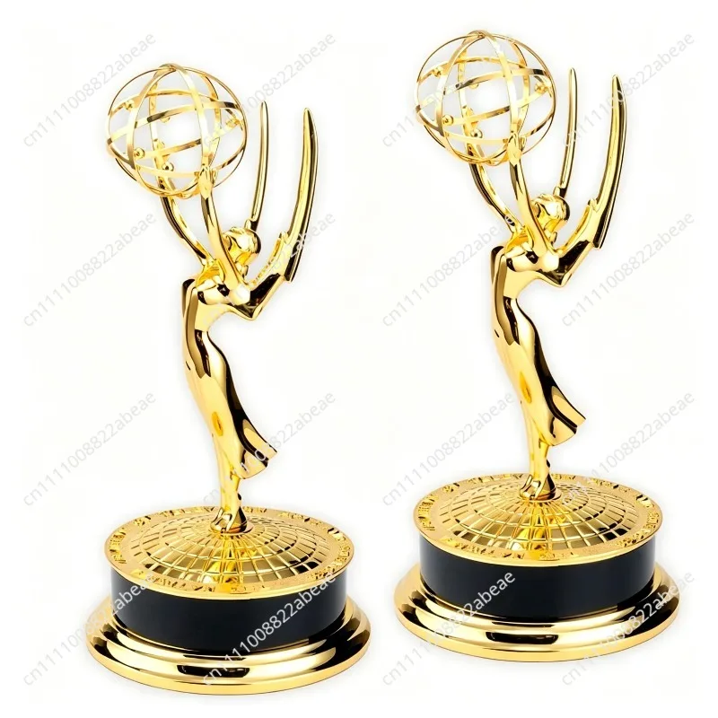For Creative Alloy Trophy Metal Seat Customized Emmy Award Competition Trophy Enterprise Award Trophy