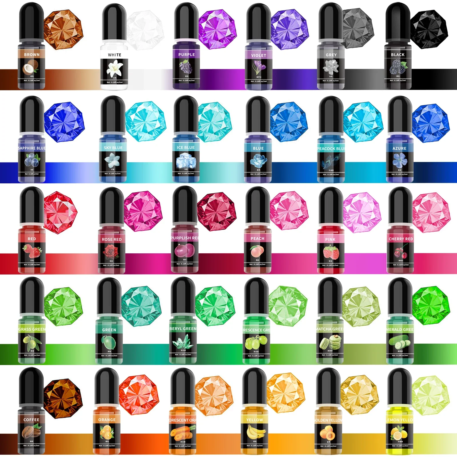 30Colors 5Ml Epoxy …