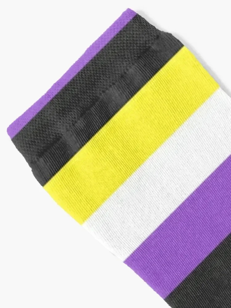 Nonbinary Flag face mask tapestry Socks Soccer summer gifts Men Socks Women's