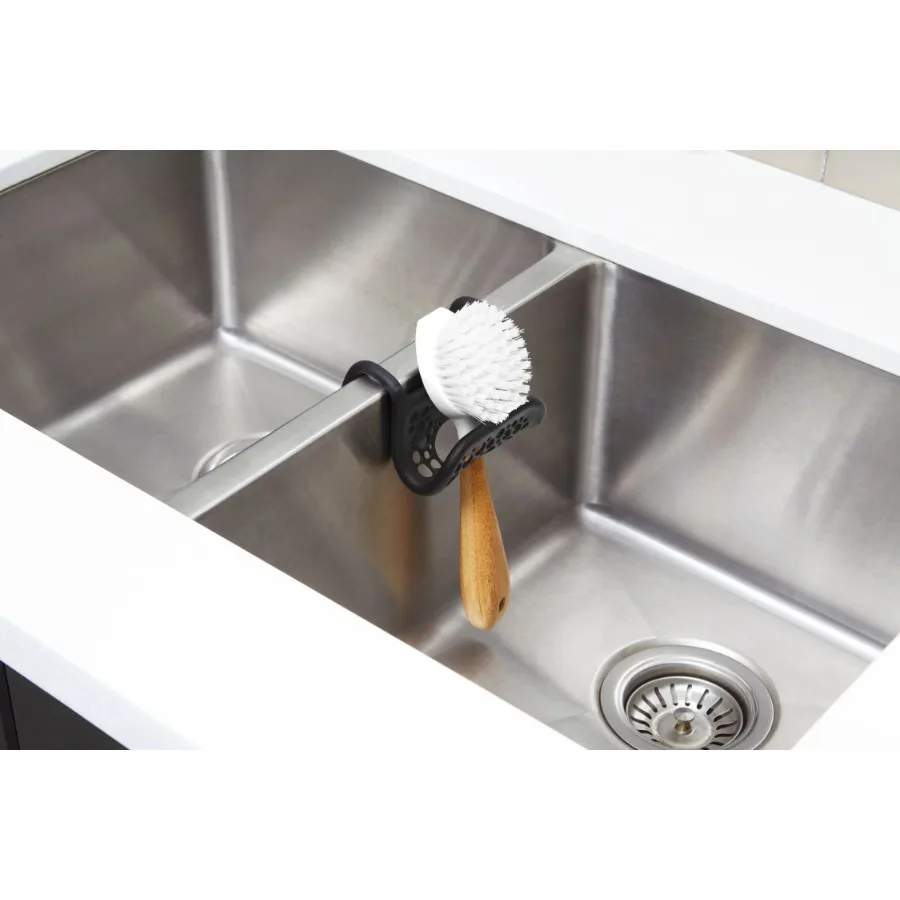 (6 шт.) Гибкая раковина, пластик, черный