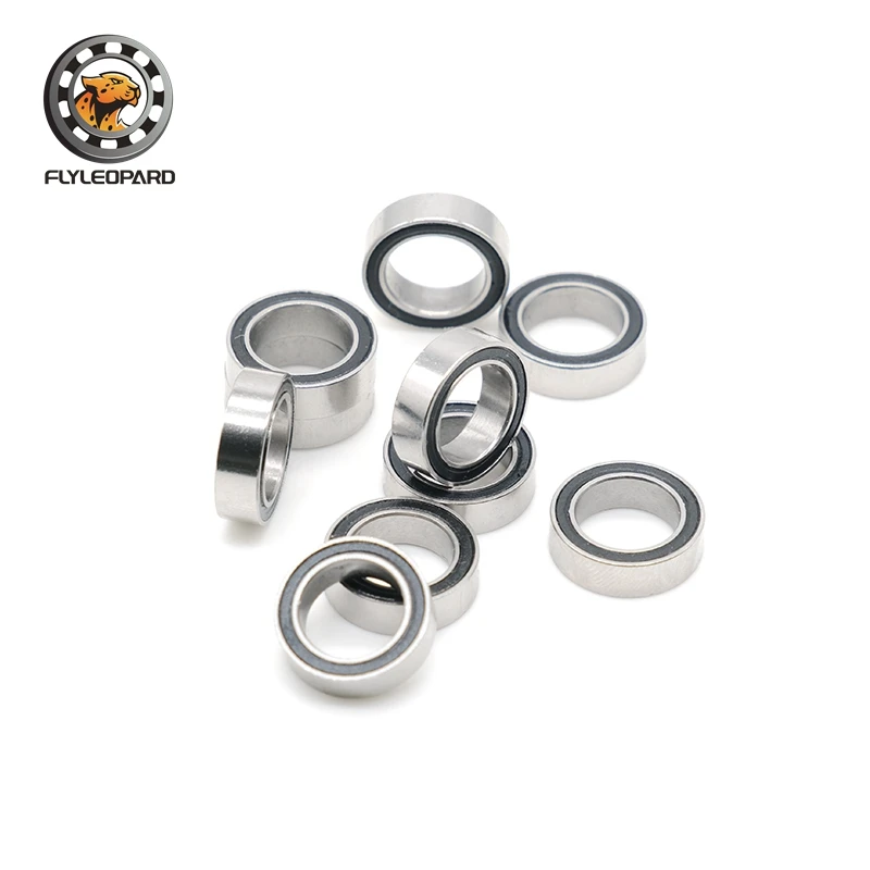 MR126RS Bearing 10 buah 6x12x4mm ABEC-7 MR126 RSBall Bearings kualitas tinggi