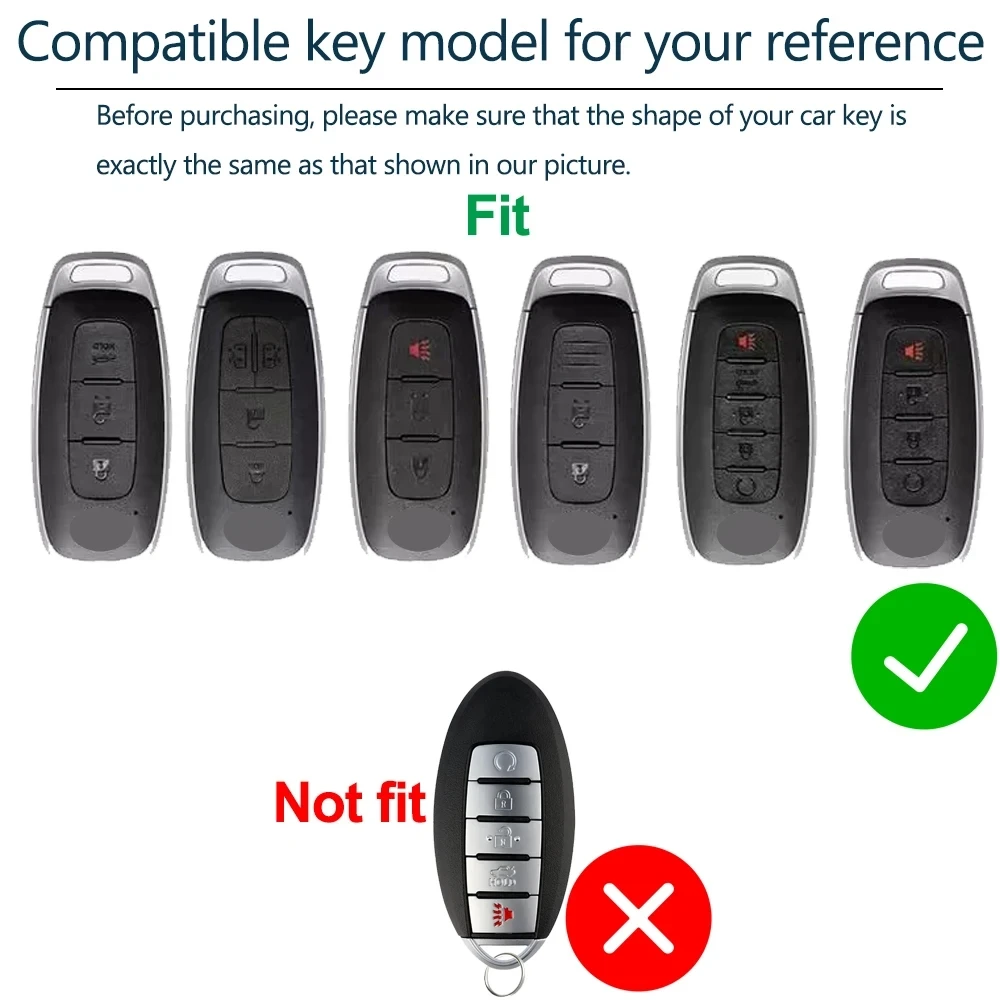 Car Cover Case Keychain for Nissan Versa X-Trail T33 Serena Rouge Kicks Pathfinder Ariya Rogue 2025 Car Accessories