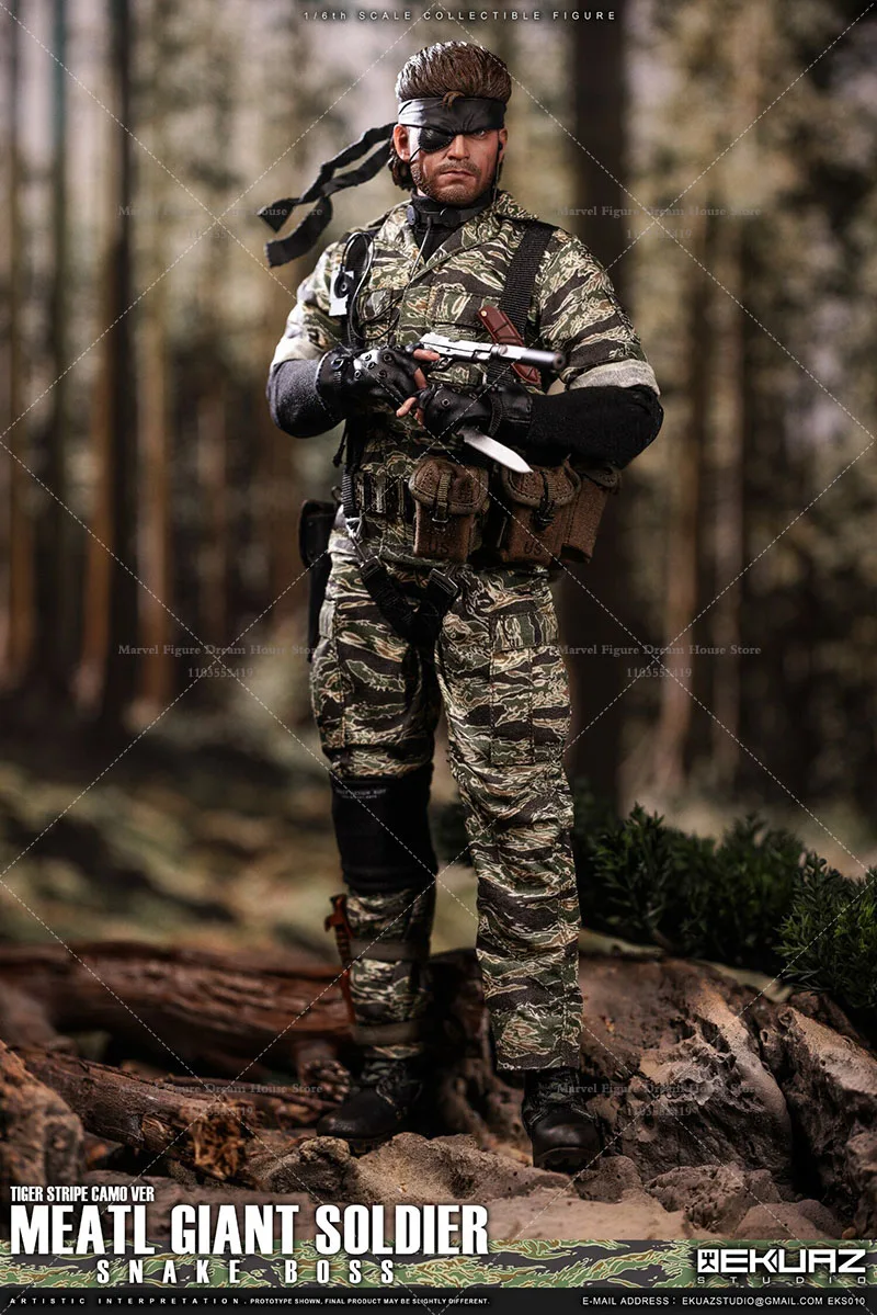 1/6 Scale Jungle Combat Tiger Stripe Camouflage Warrior 12-inch Full Set Action Figure Soldier Hot Sales EKUAZ STUDIO EKS010