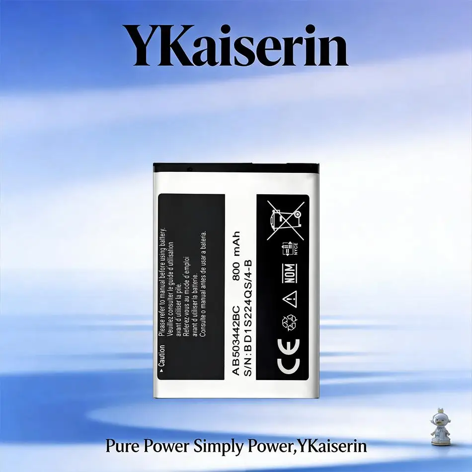 For Samsung E578 J700 J708i J708 T509 Long-Lasting Mobile Phone Battery AB503442BC 800mAh