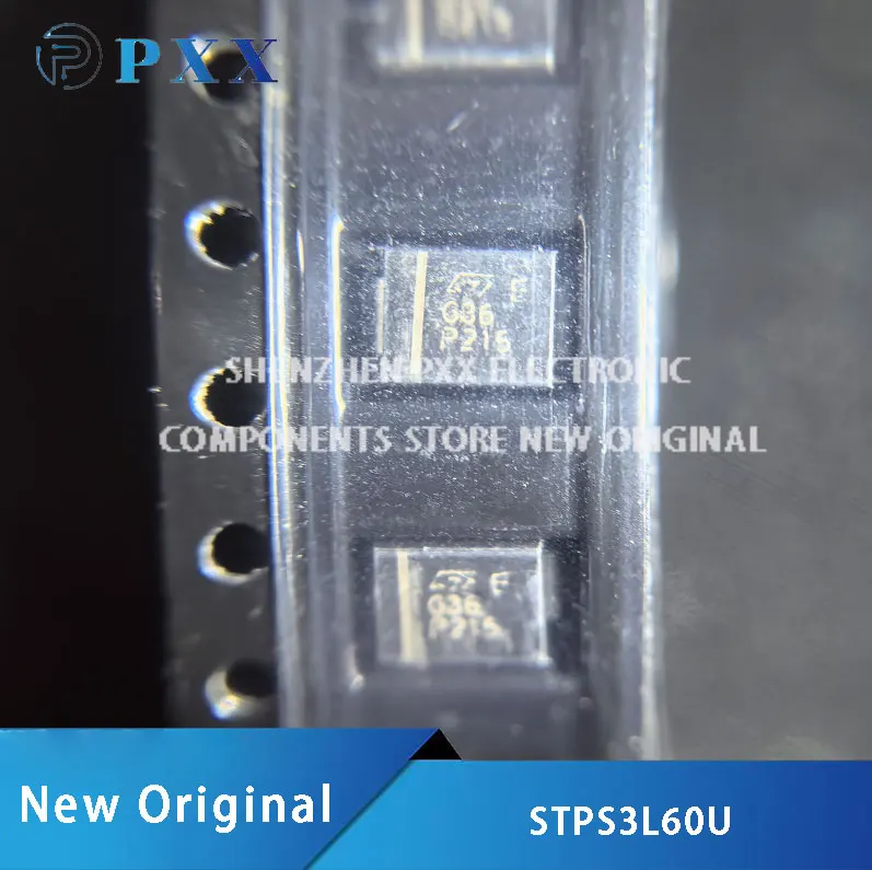 Diodes et redresseurs Schottky Power, STPS3L60U, STPS3L60, 60V, 3A, SMB, Original, Nouveau, 10 pièces