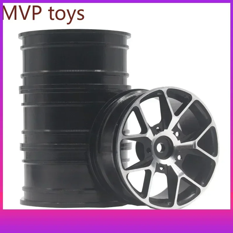

4 pcs 1 Set 52mm Aluminum Alloy Metal Whee Rim fit RC model On-Road Racing Car for 94122/94123/FW06 D3/D4