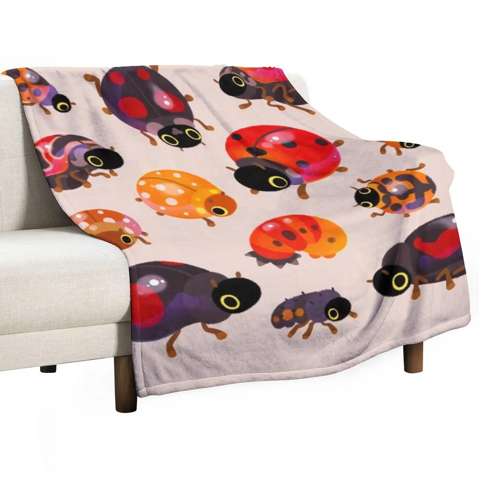 

Lady beetles Throw Blanket Luxury Thicken Blanket Sofa Blanket